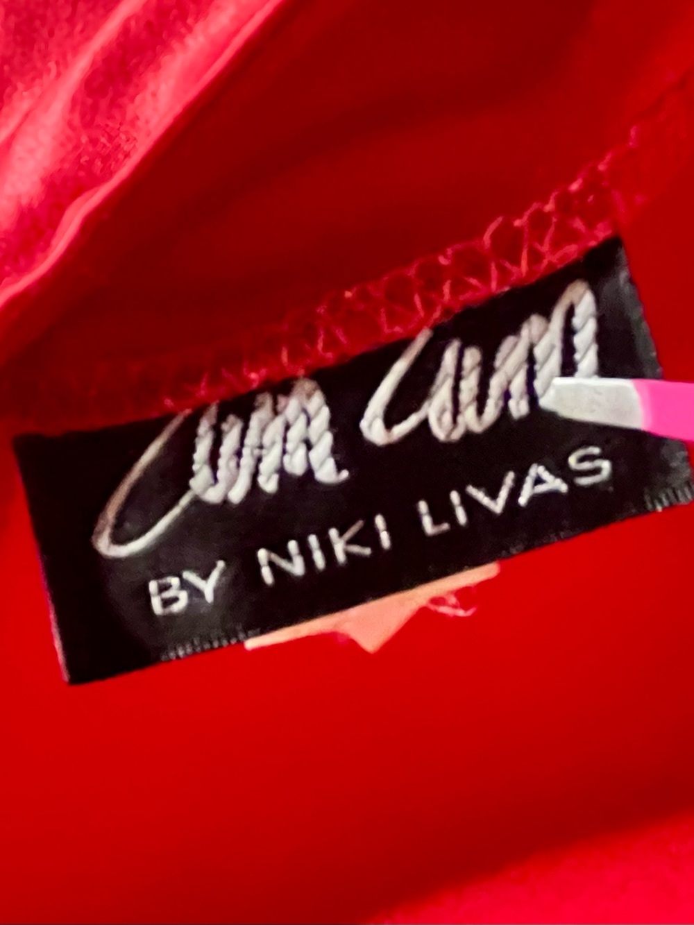 Zum Zum by Niki Livas Formal Dress Sz 3/4 Red - Picture 5 of 8